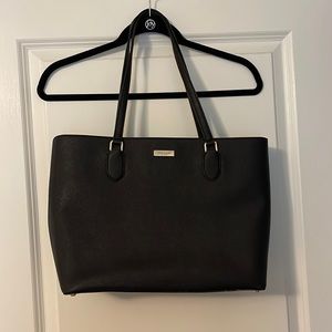 Large black Kate Spade tote bag